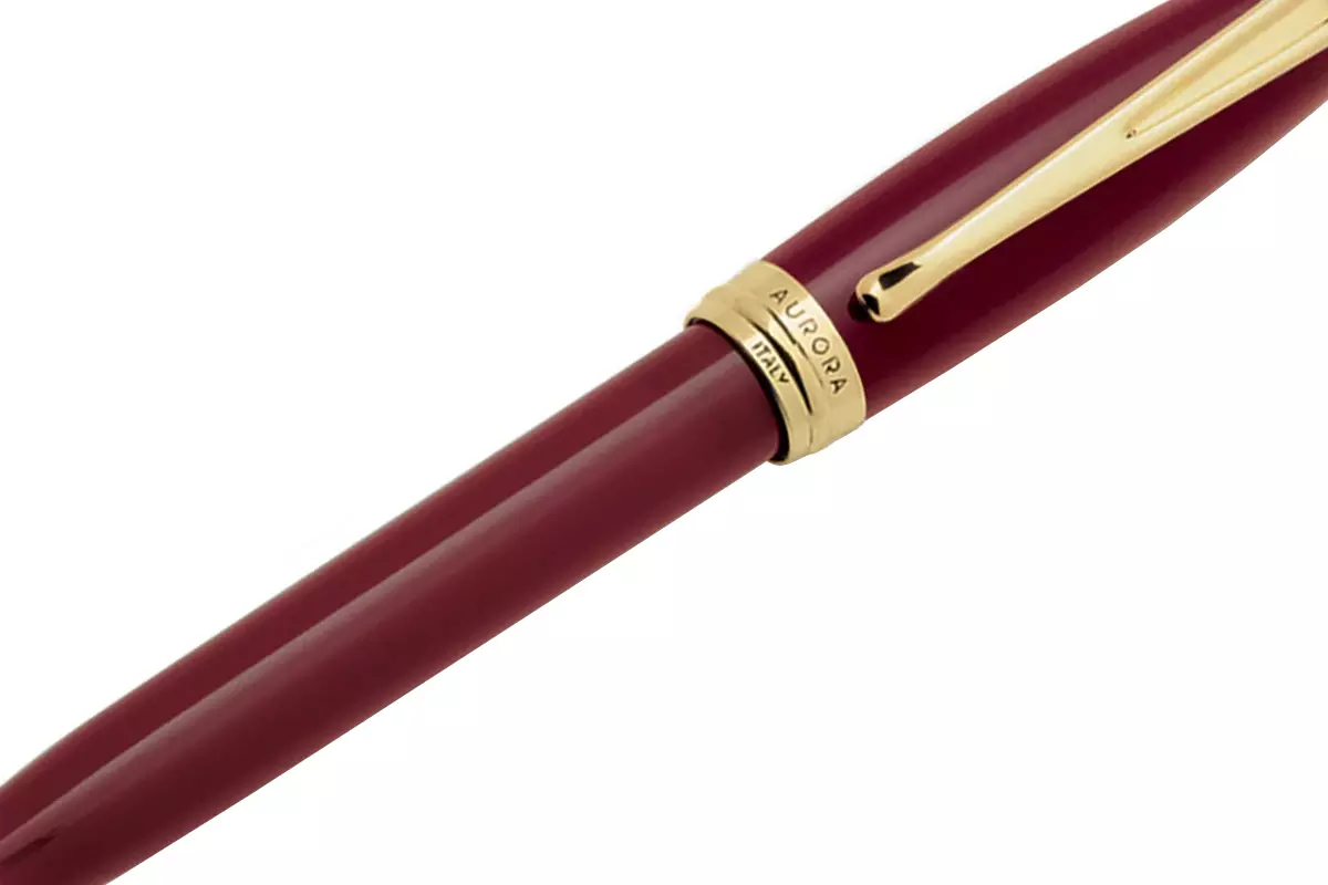 Aurora Ipsilon Burgundy Ballpoint Pen